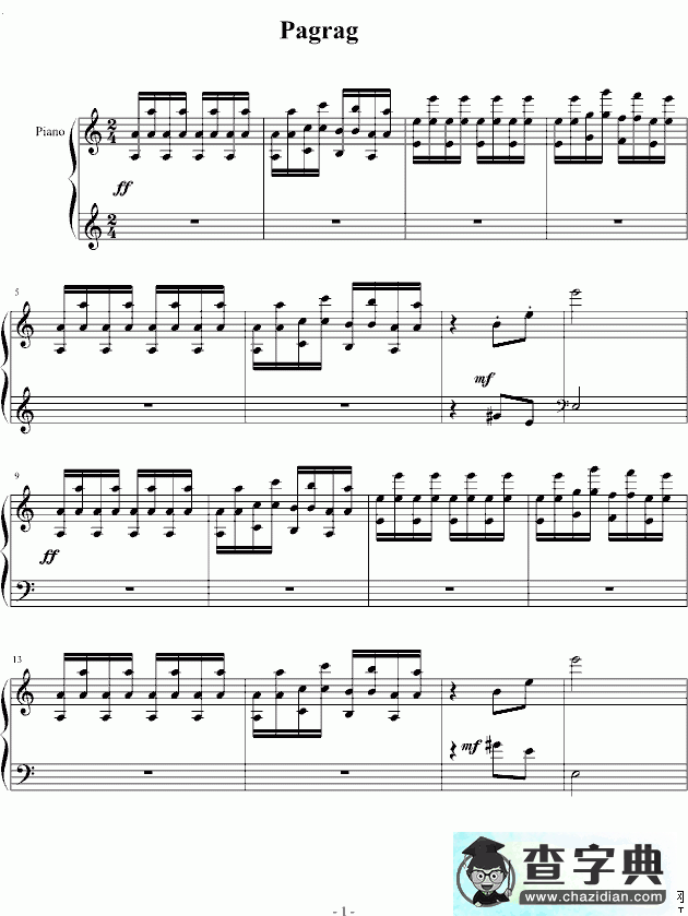 Pagrag.gif钢琴谱五线谱