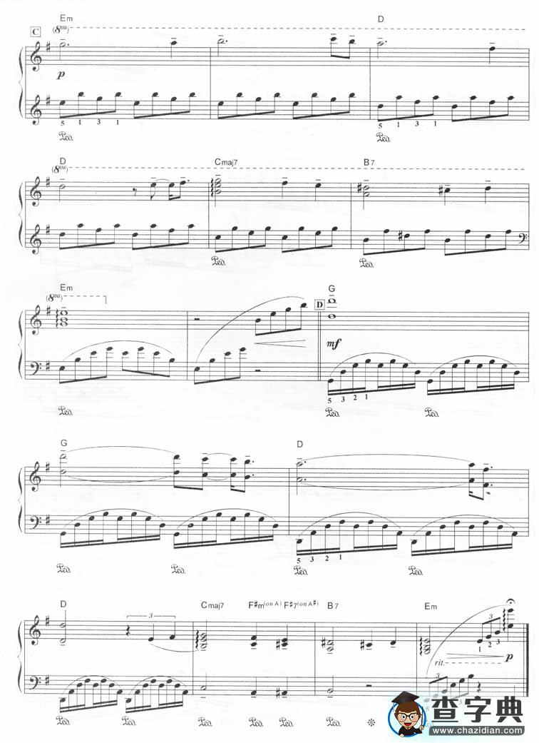 绿袖子钢琴谱_绿袖子钢琴曲谱