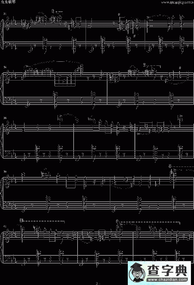 匈牙利狂想曲第9号钢琴谱李斯特匈牙利狂想曲第9号五线谱