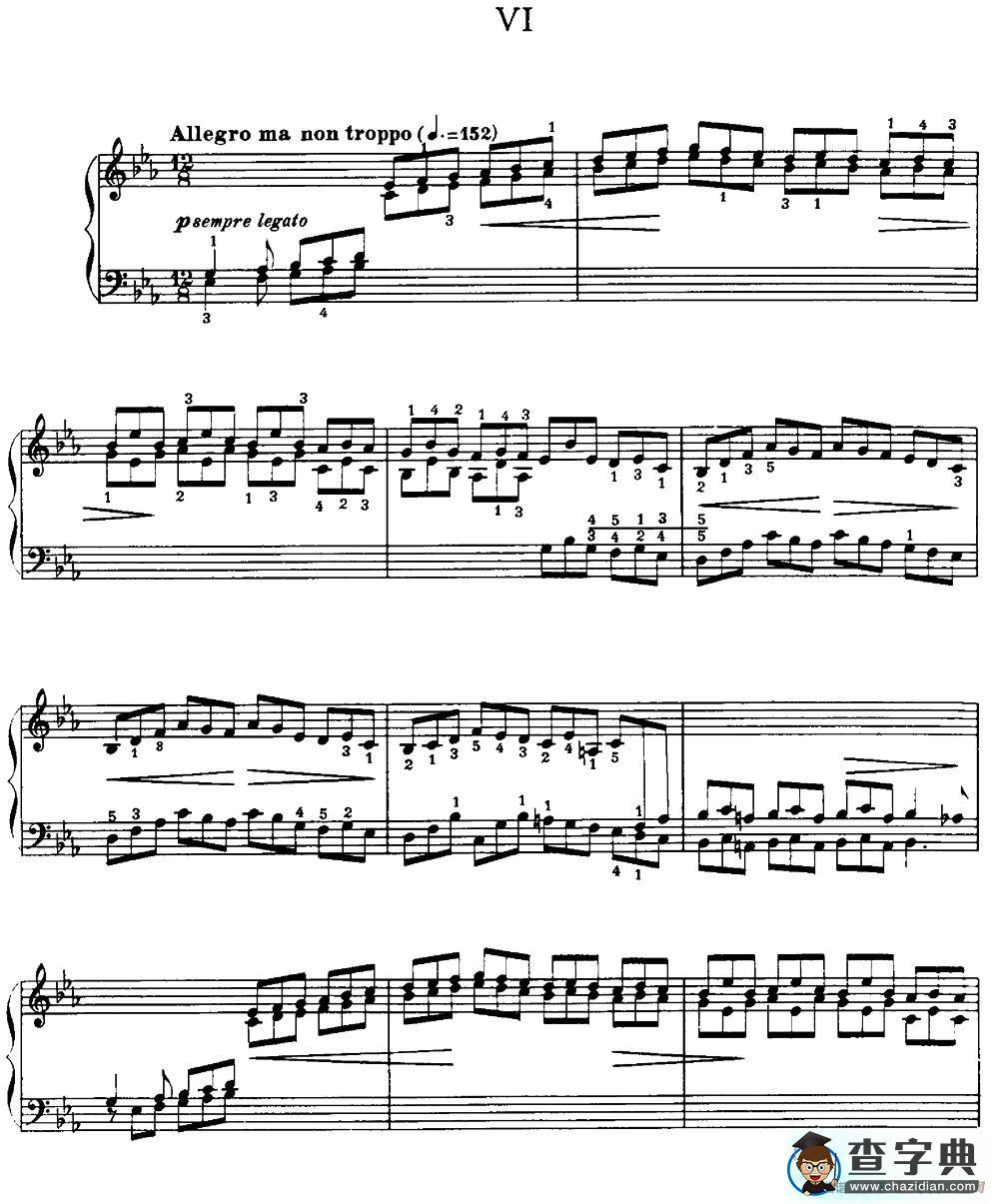 20 Petites Etudes, Op.91（20首小型练习曲）（6）钢琴谱