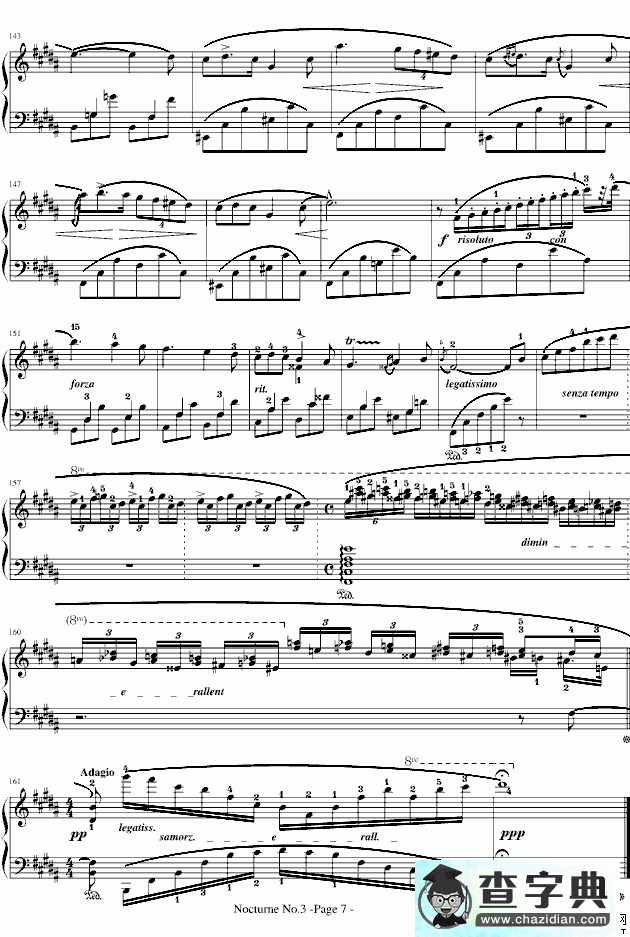 夜曲No.3,Op.9