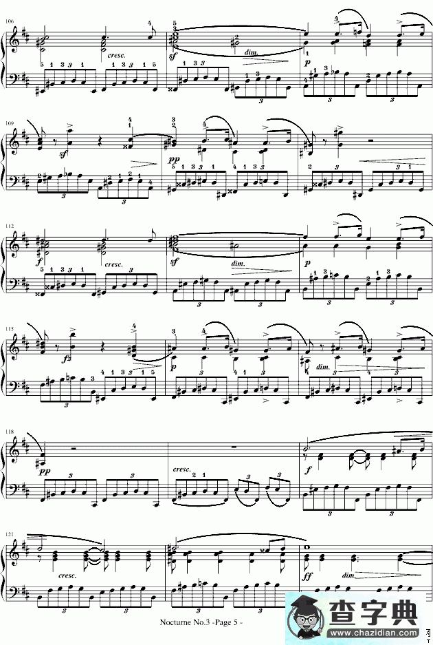 夜曲No.3,Op.9