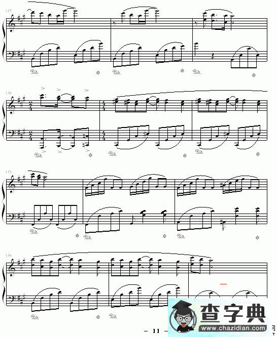 理查德钢琴曲杂集钢琴谱五线谱
