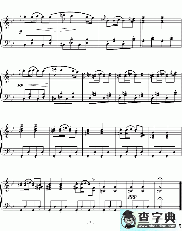 音乐瞬间钢琴谱五线谱