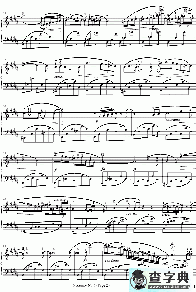夜曲No.3,Op.9