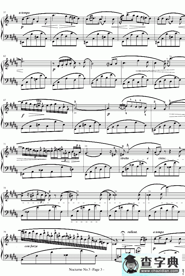 夜曲No.3,Op.9