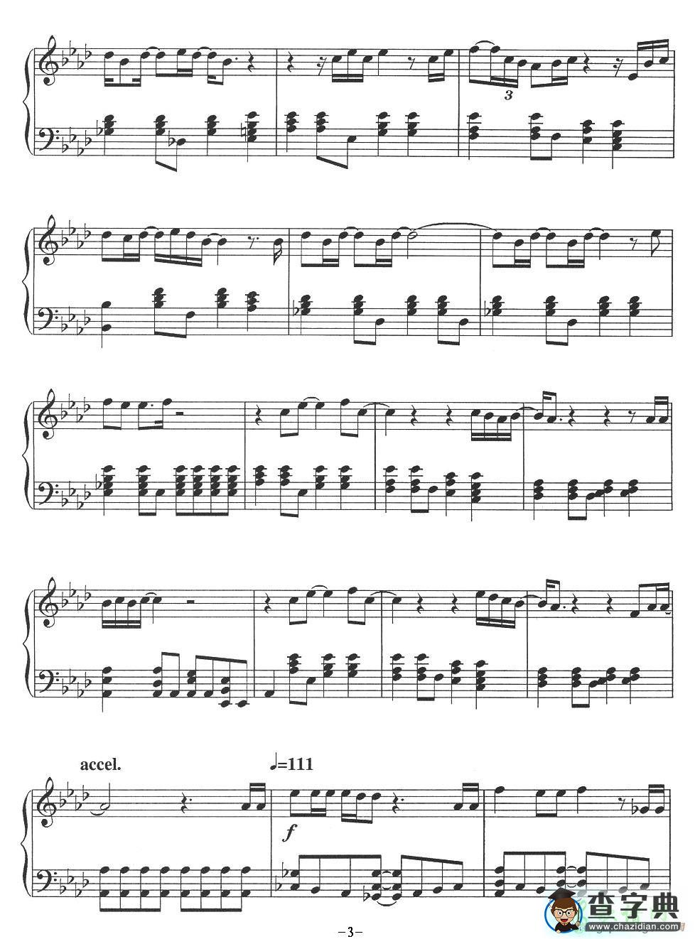 Say You Say Me钢琴谱五线谱