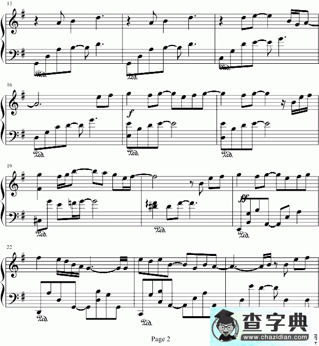 回家钢琴谱五线谱