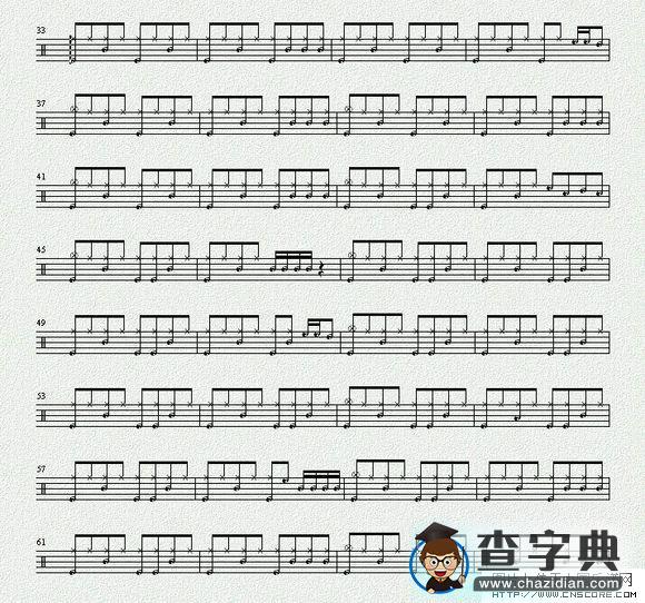 红色高跟鞋鼓谱