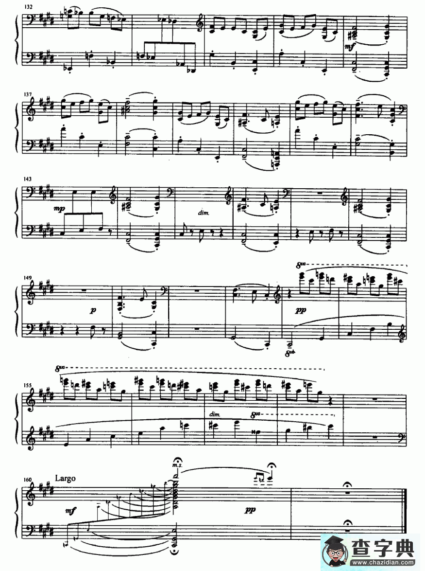 洛口船夫曲钢琴谱五线谱