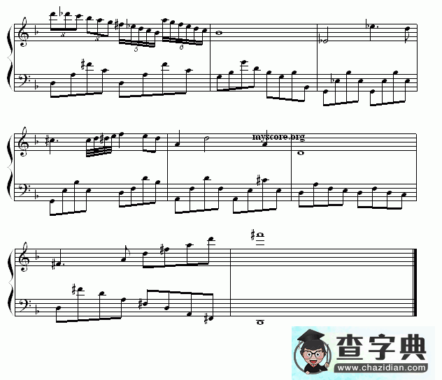 钢琴师（The pianist ）钢琴谱五线谱