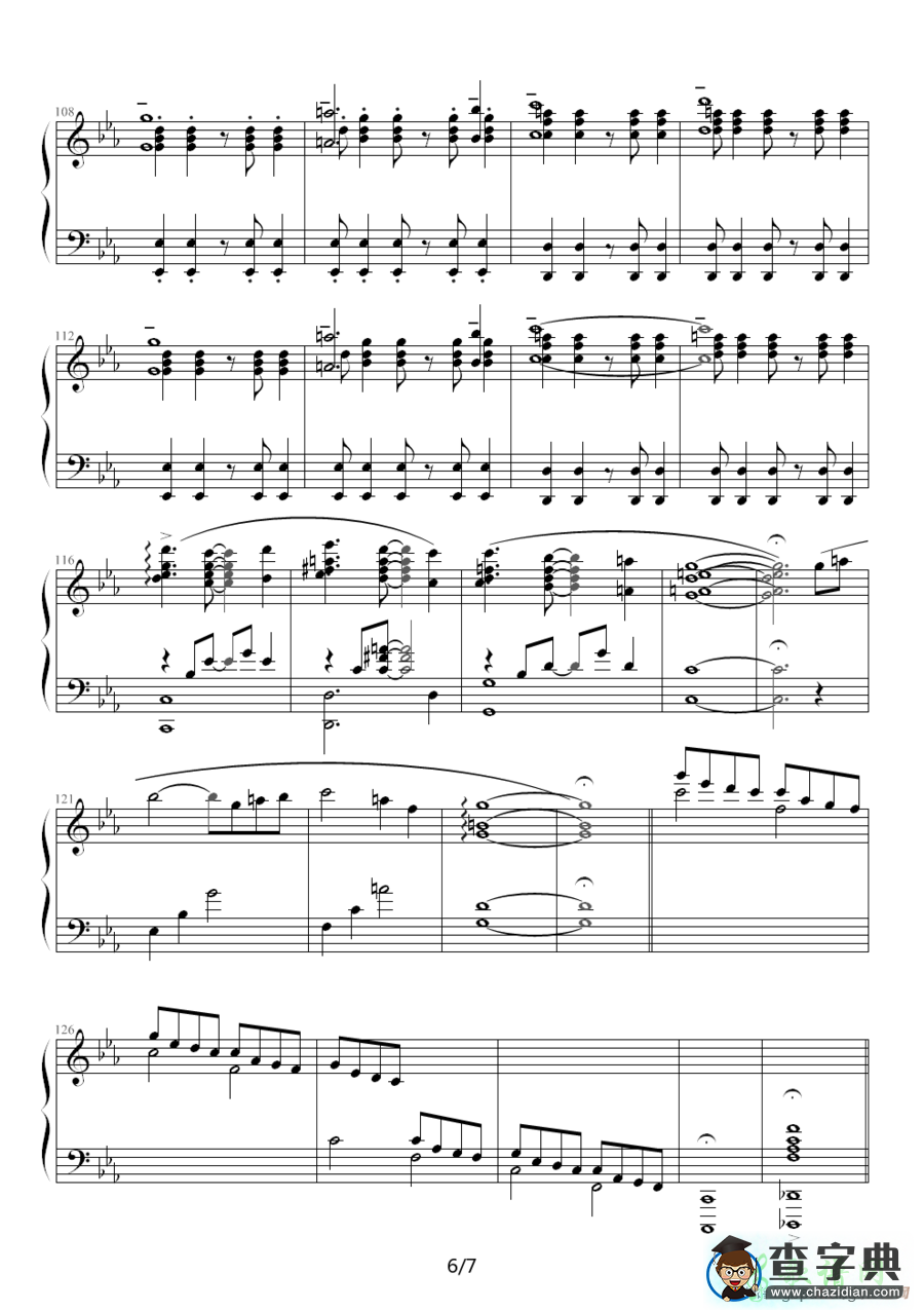 Resphoina钢琴谱五线谱