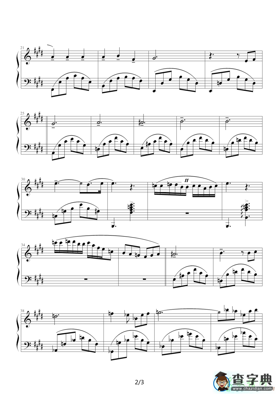 Cavatina钢琴谱_卡伐蒂娜猎鹿人主题曲钢琴谱