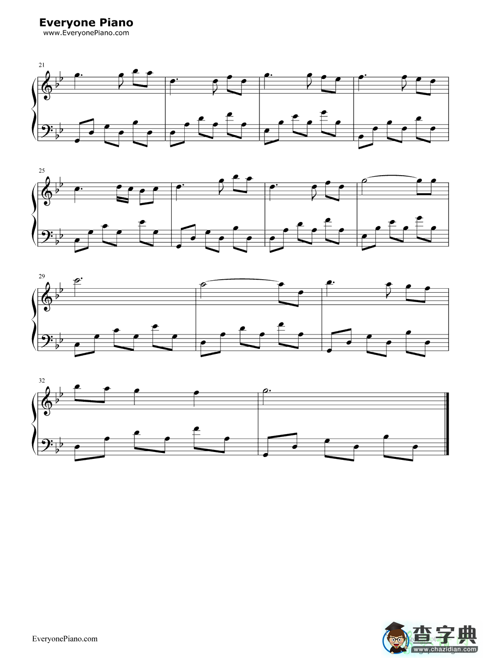 我们的时光钢琴谱Nino Rota