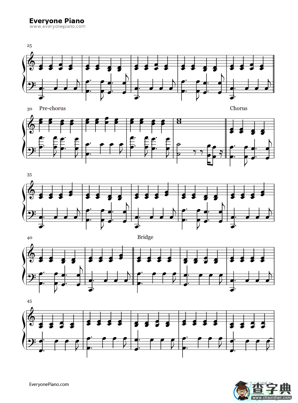 Riptide钢琴谱_Taylor Swift