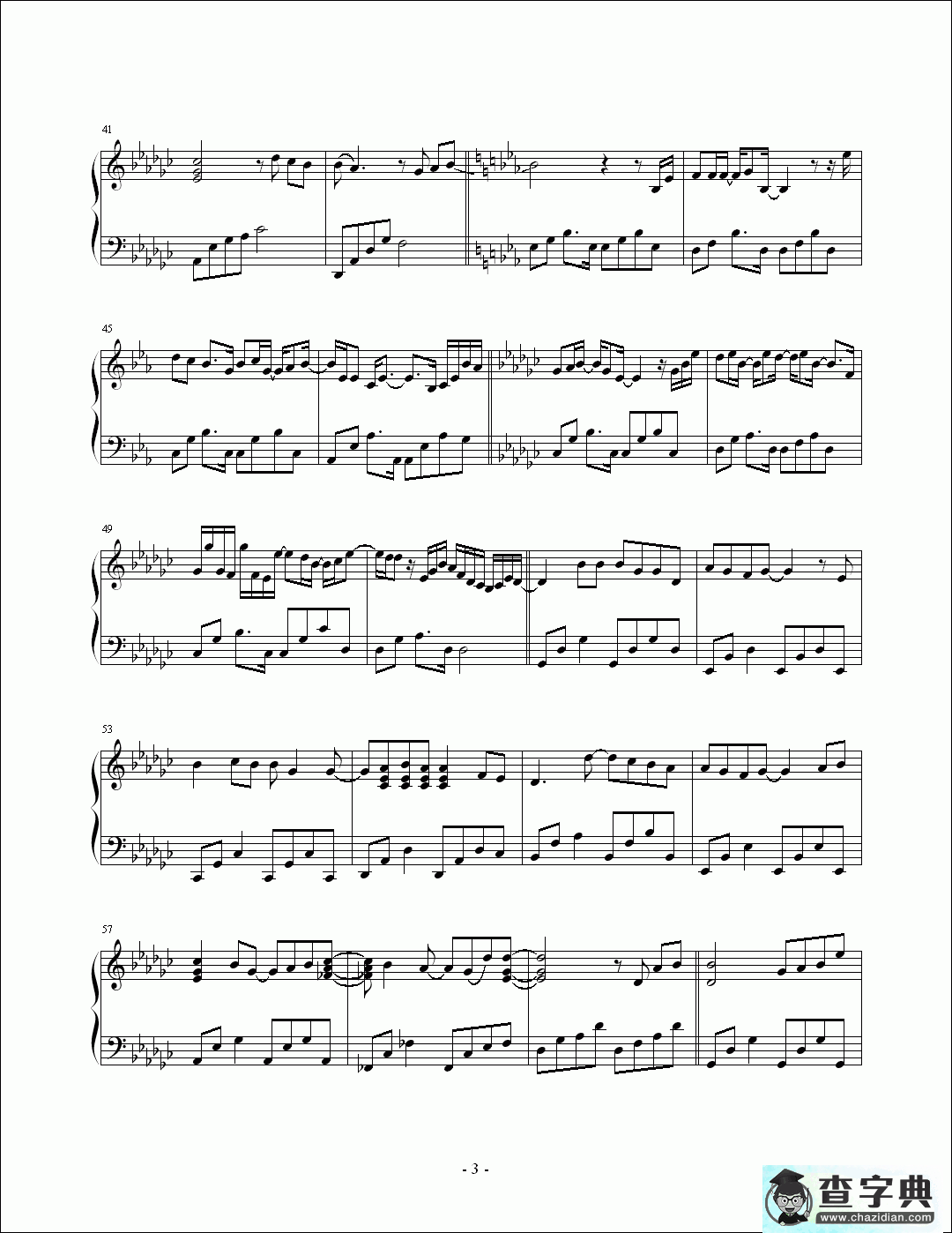独家记忆钢琴谱_独家记忆钢琴曲谱下载