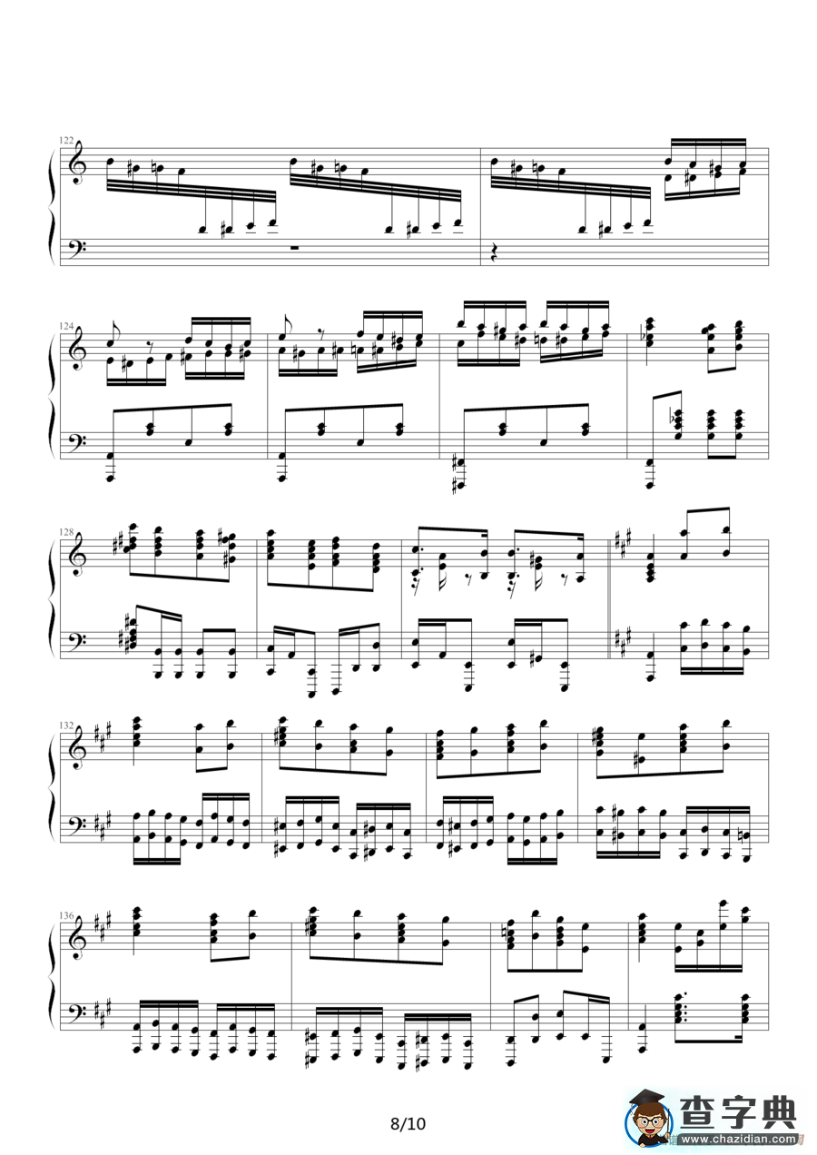 瓦洛多斯改编莫扎特《土耳其进行曲》钢琴谱