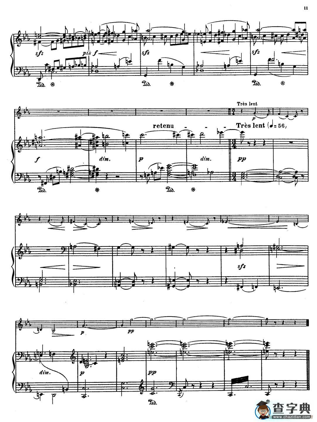 Choral vari Op.55（萨克斯+钢琴伴奏）萨克斯谱