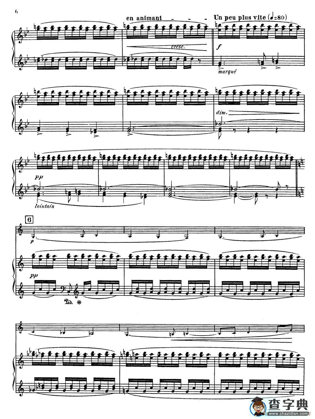 Choral vari Op.55（萨克斯+钢琴伴奏）萨克斯谱