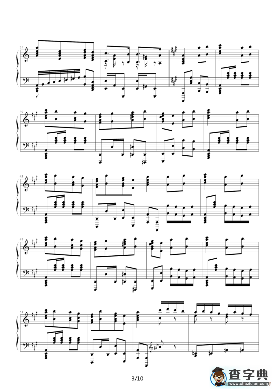 瓦洛多斯改编莫扎特《土耳其进行曲》钢琴谱