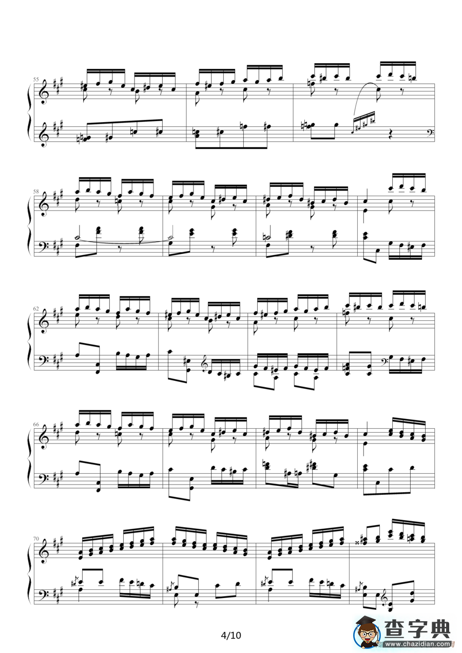 瓦洛多斯改编莫扎特《土耳其进行曲》钢琴谱