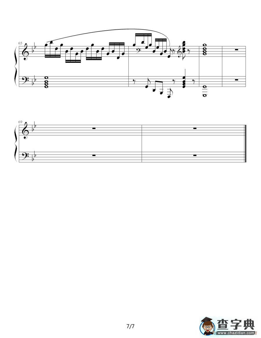 练习曲NO.14钢琴谱