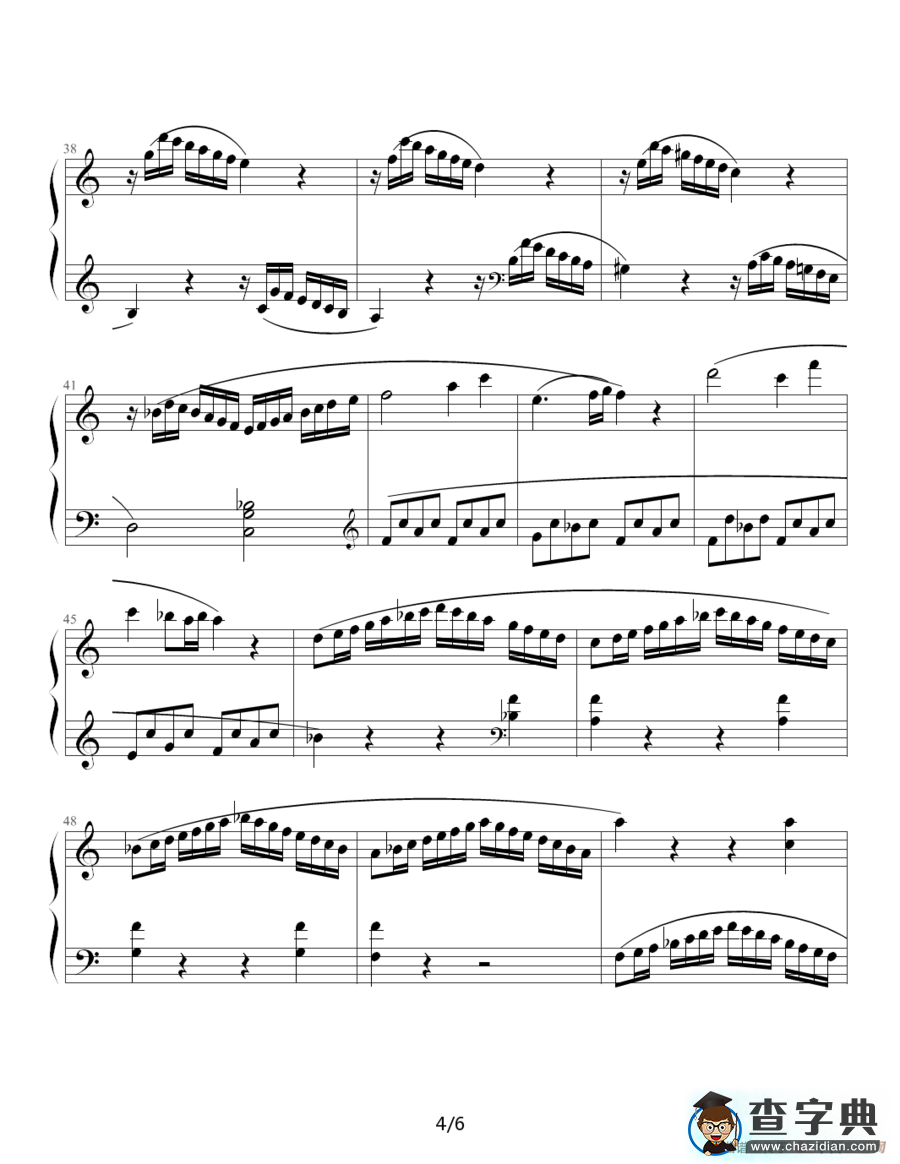 奏鸣曲 Sonatas K.545（Mozart 制谱版）钢琴谱