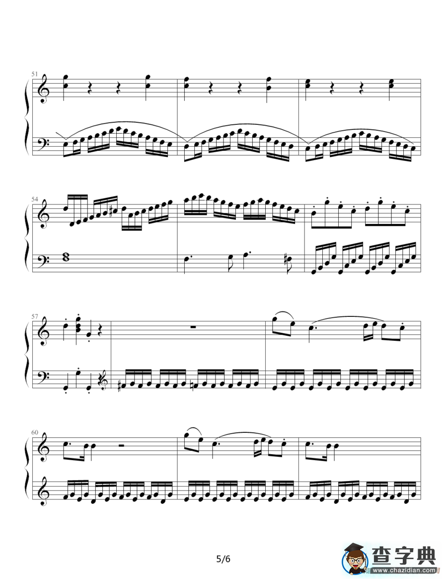 奏鸣曲 Sonatas K.545（Mozart 制谱版）钢琴谱