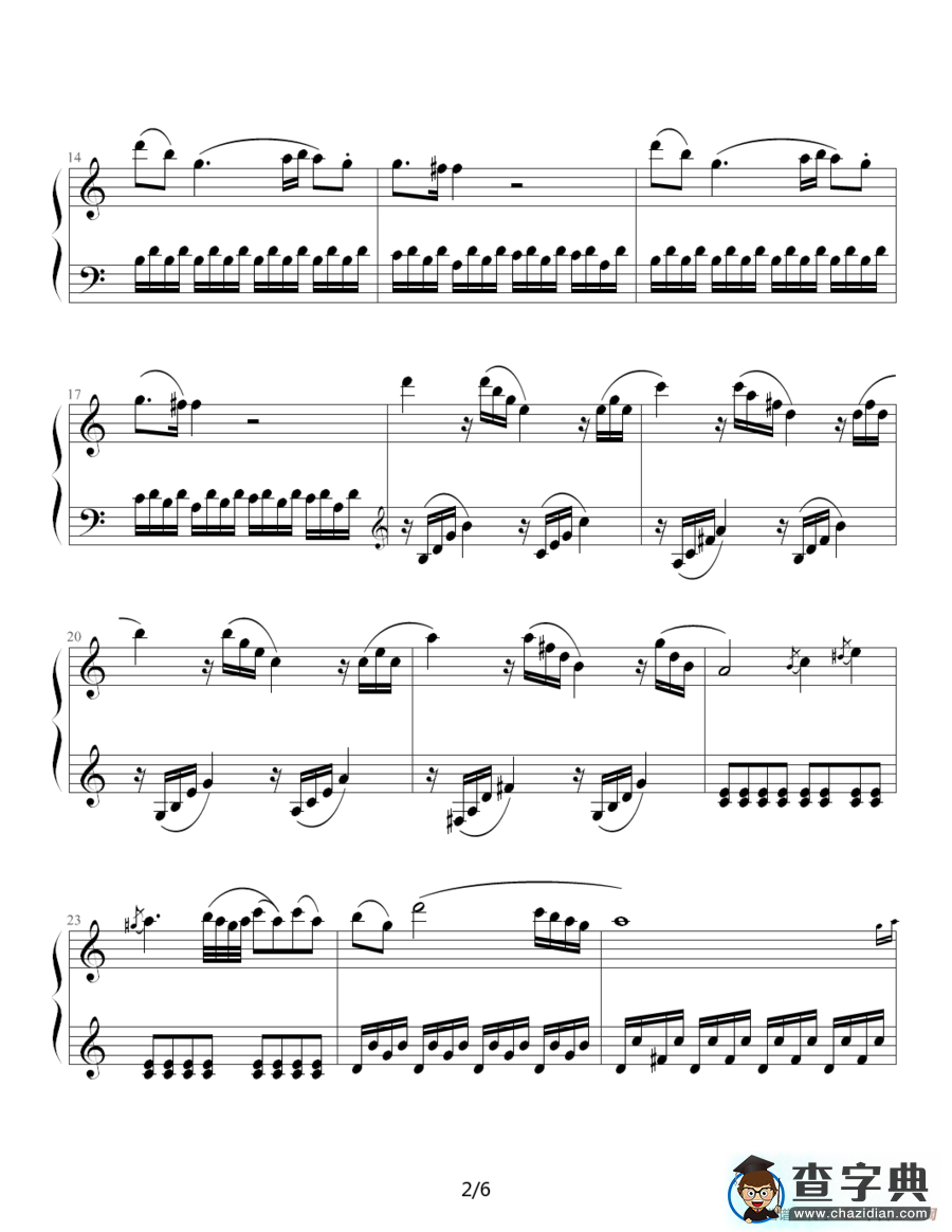 奏鸣曲 Sonatas K.545（Mozart 制谱版）钢琴谱