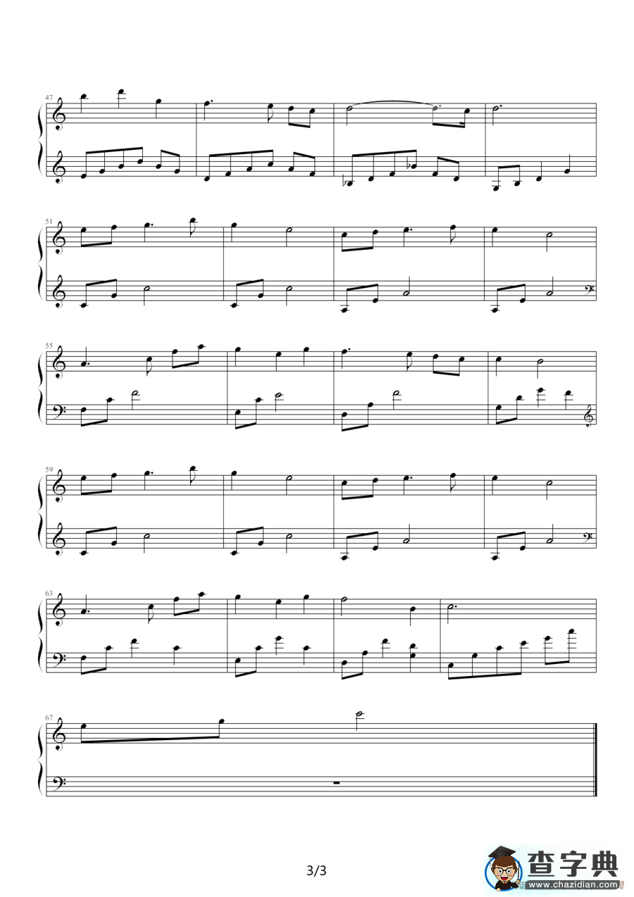 I Dont Know What To Do（韩国电影《向左爱向右爱》插曲）钢琴谱