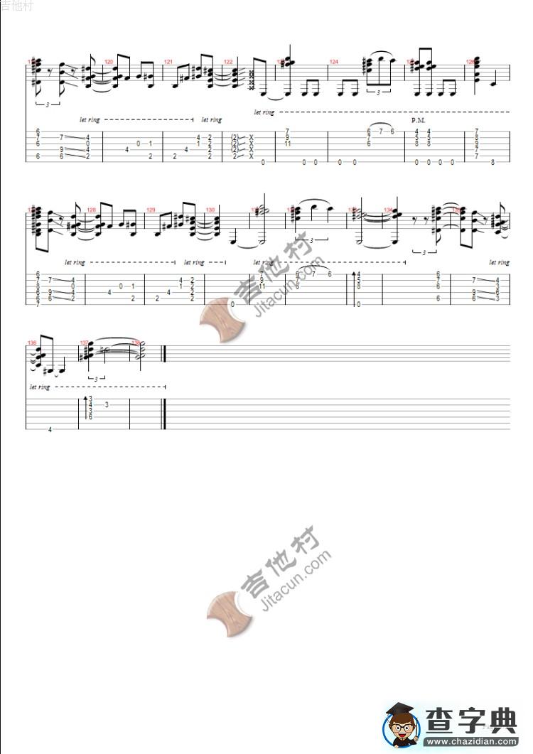 Close to You 指弹吉他谱