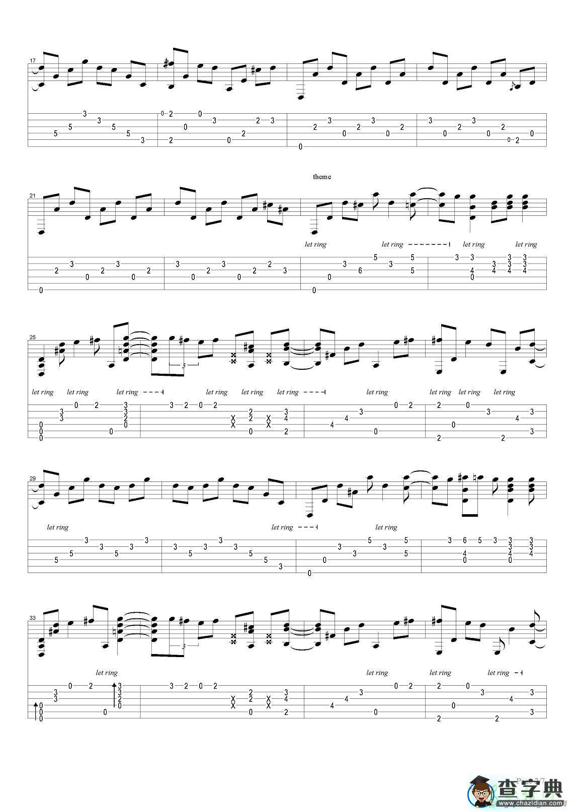 i have always thought of you version 2（指弹吉他谱）