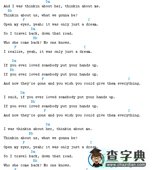 just a dream吉他谱