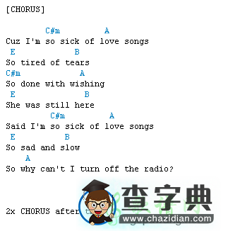 so sick吉他谱