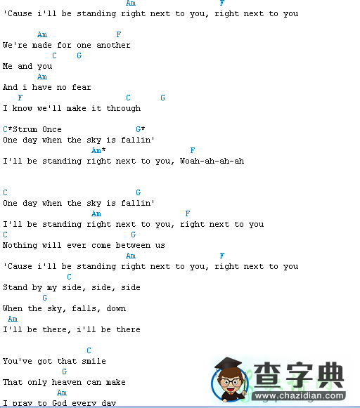 next to you吉他谱