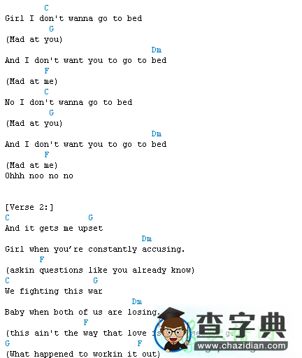 mad by (neyo)吉他谱