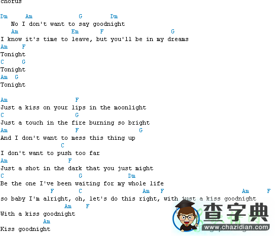 just a kiss吉他谱