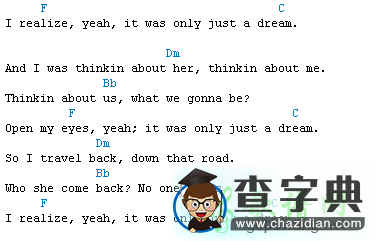 just a dream吉他谱