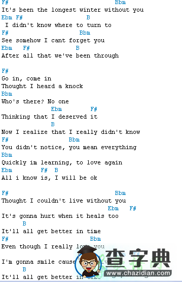 Better In Time吉他谱