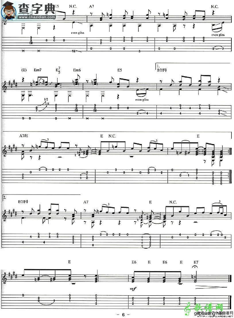 Hey Hey吉他谱Eric、Clapton