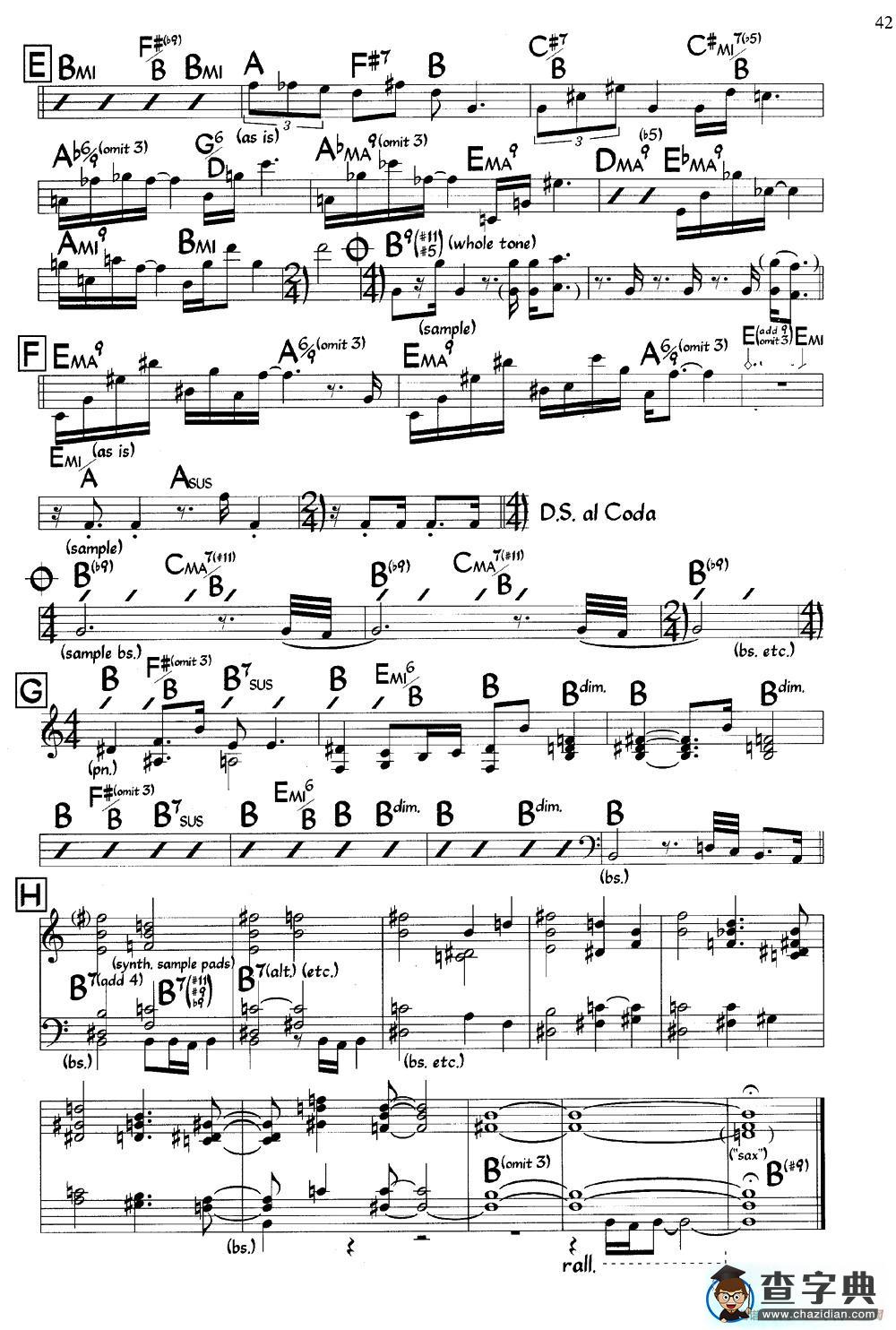 Ballad for Two Musicians（爵士钢琴曲）钢琴谱