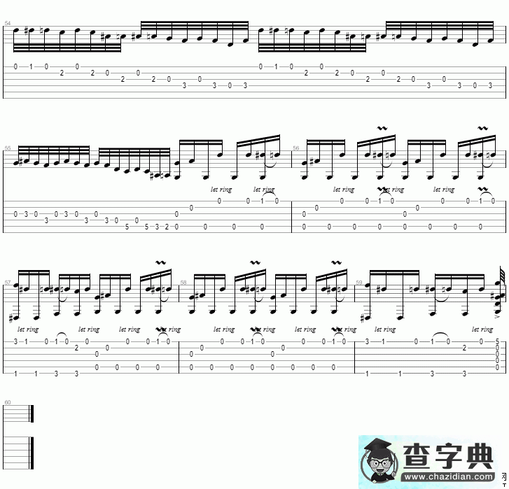 独一无二吉他谱独一无二古典吉他谱