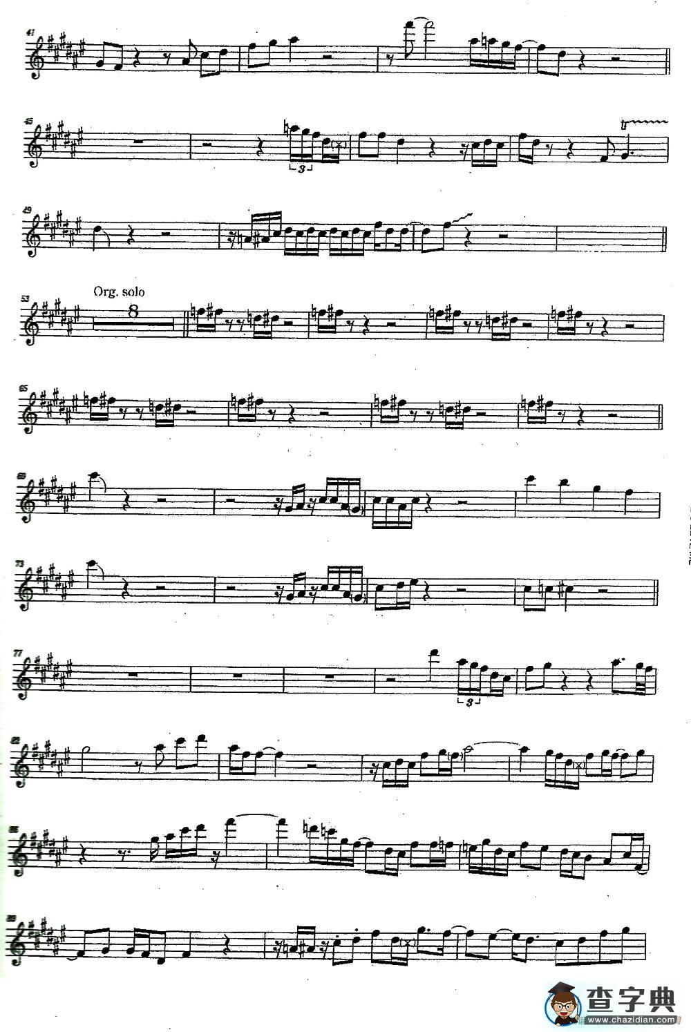 BOBS JAZZ萨克斯谱