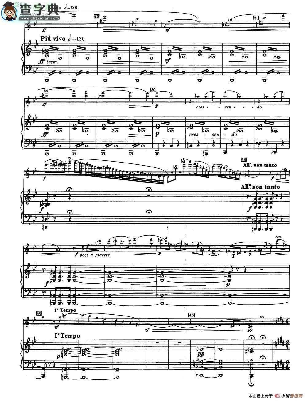Fantaisie Sur Le Freyschutz长笛谱