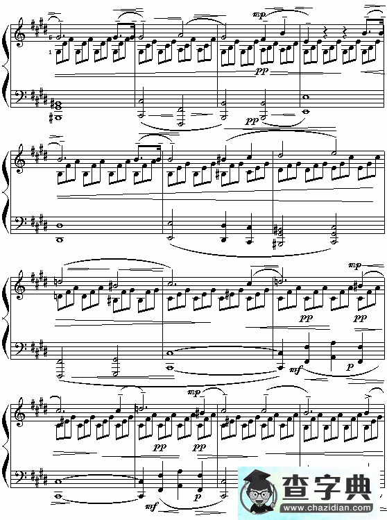 月光奏鸣曲简谱_月光奏鸣曲曲谱下载