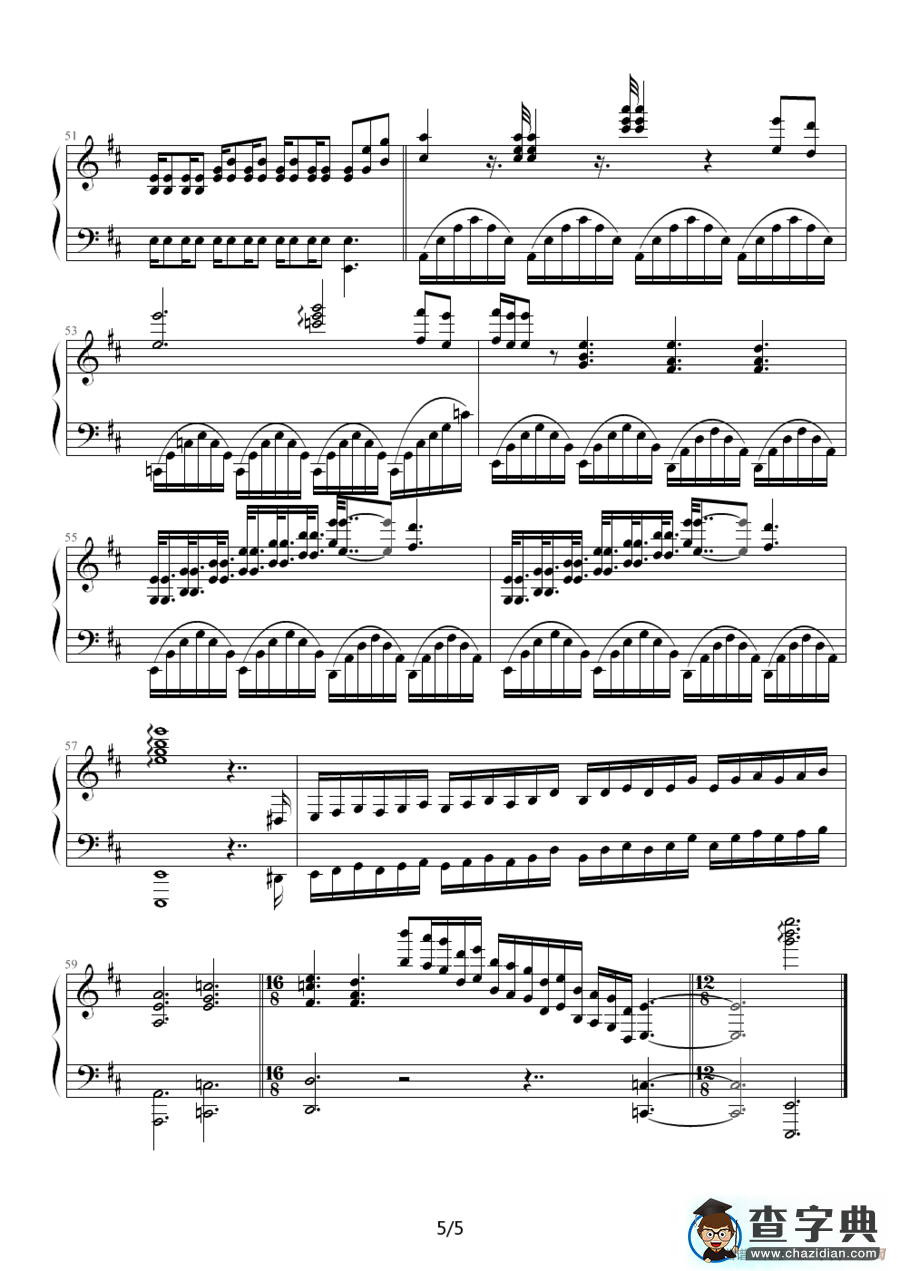 Nights In White Satin（白纱之夜）钢琴谱