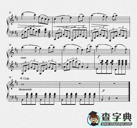 天鹅湖简谱天鹅湖曲谱