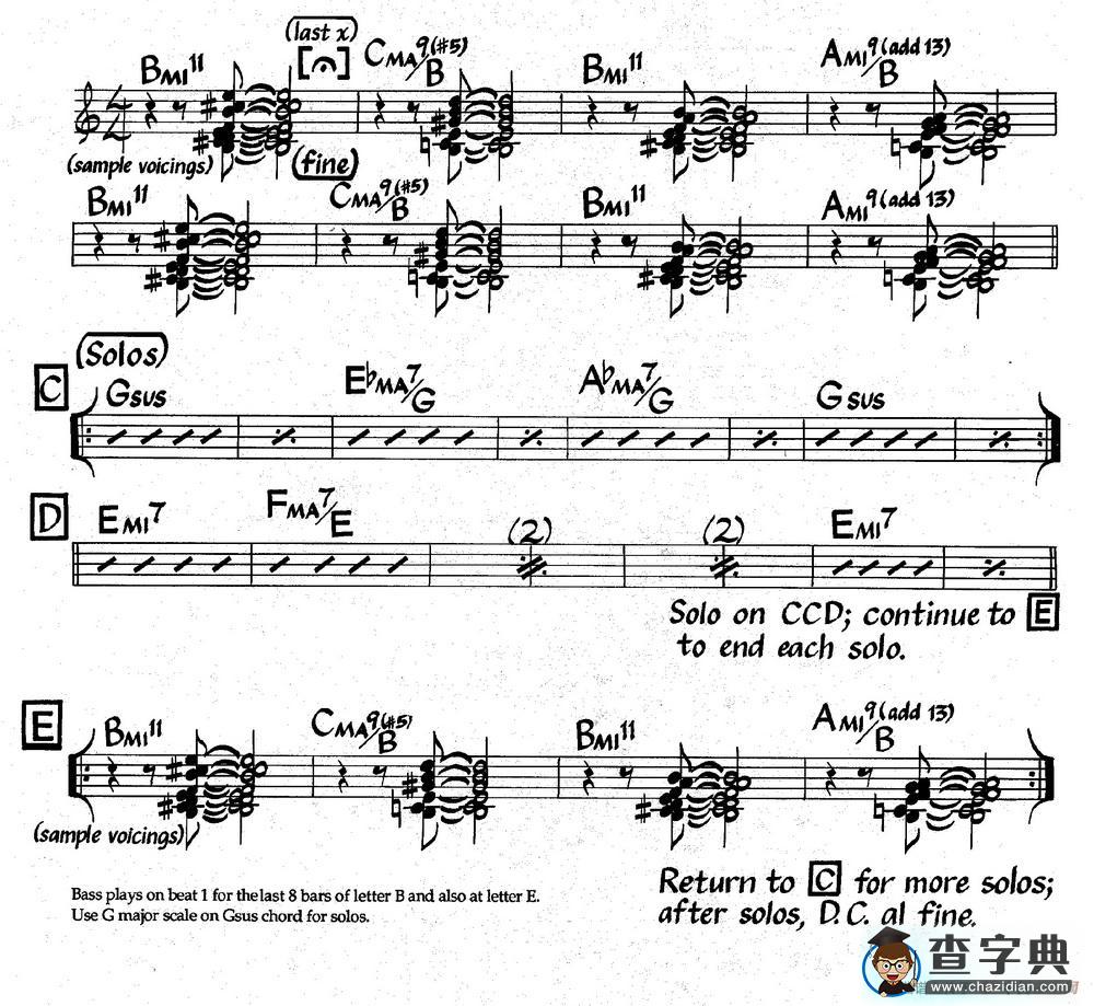 Last First（爵士钢琴曲）钢琴谱