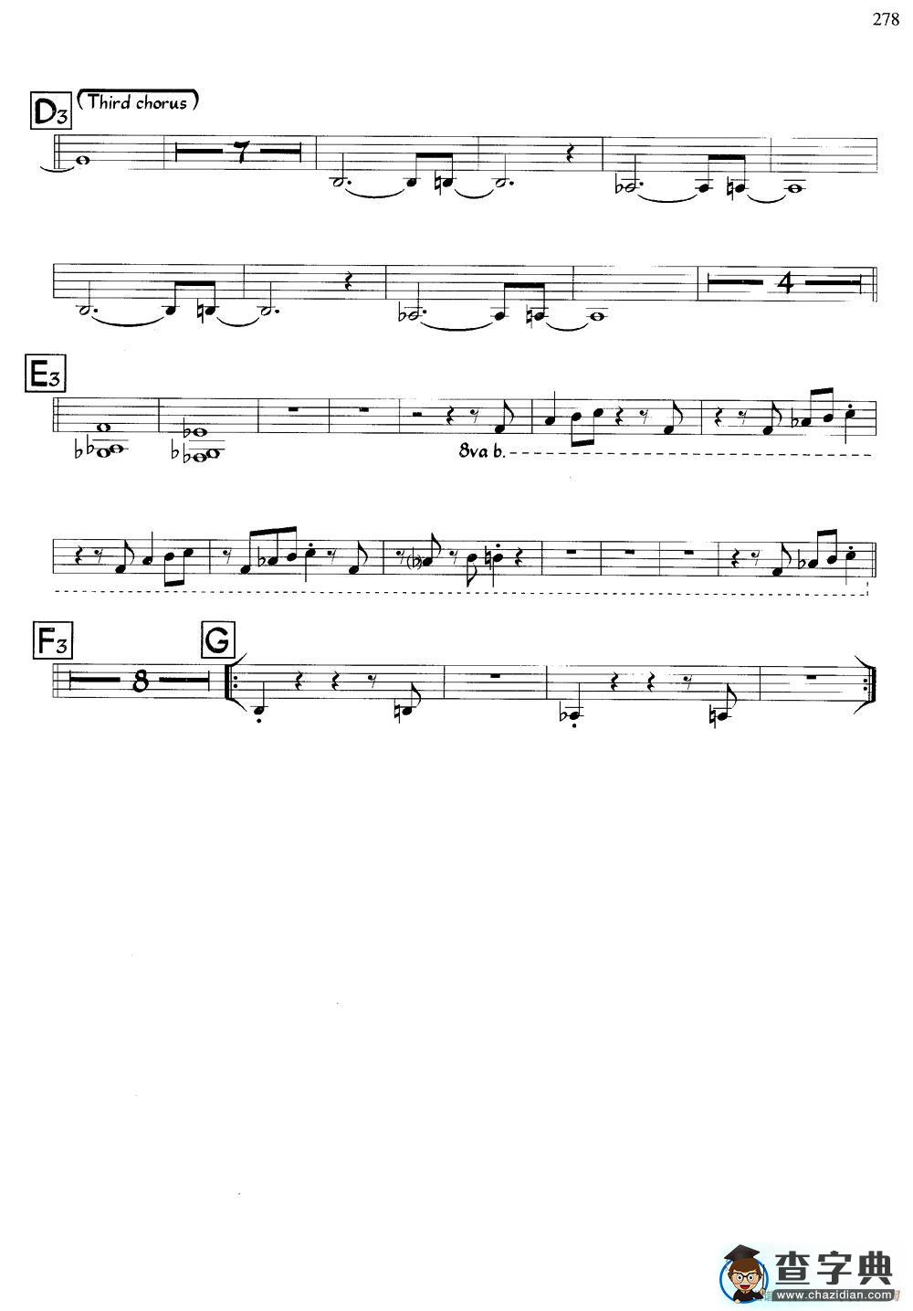 One Bird,One Stone（爵士钢琴曲）钢琴谱
