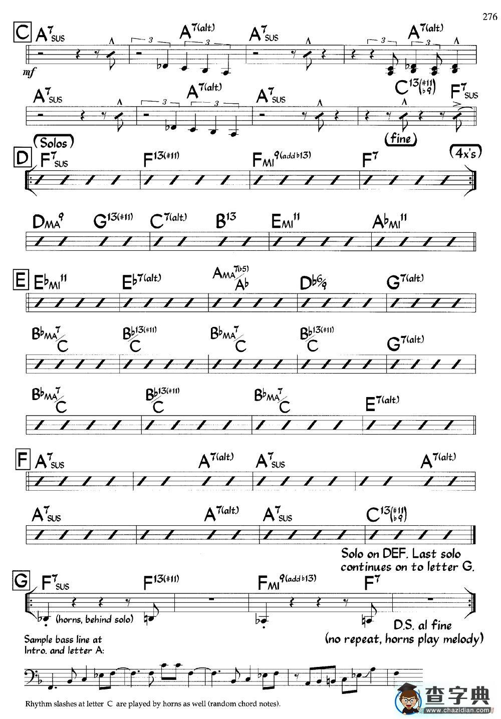 One Bird,One Stone（爵士钢琴曲）钢琴谱
